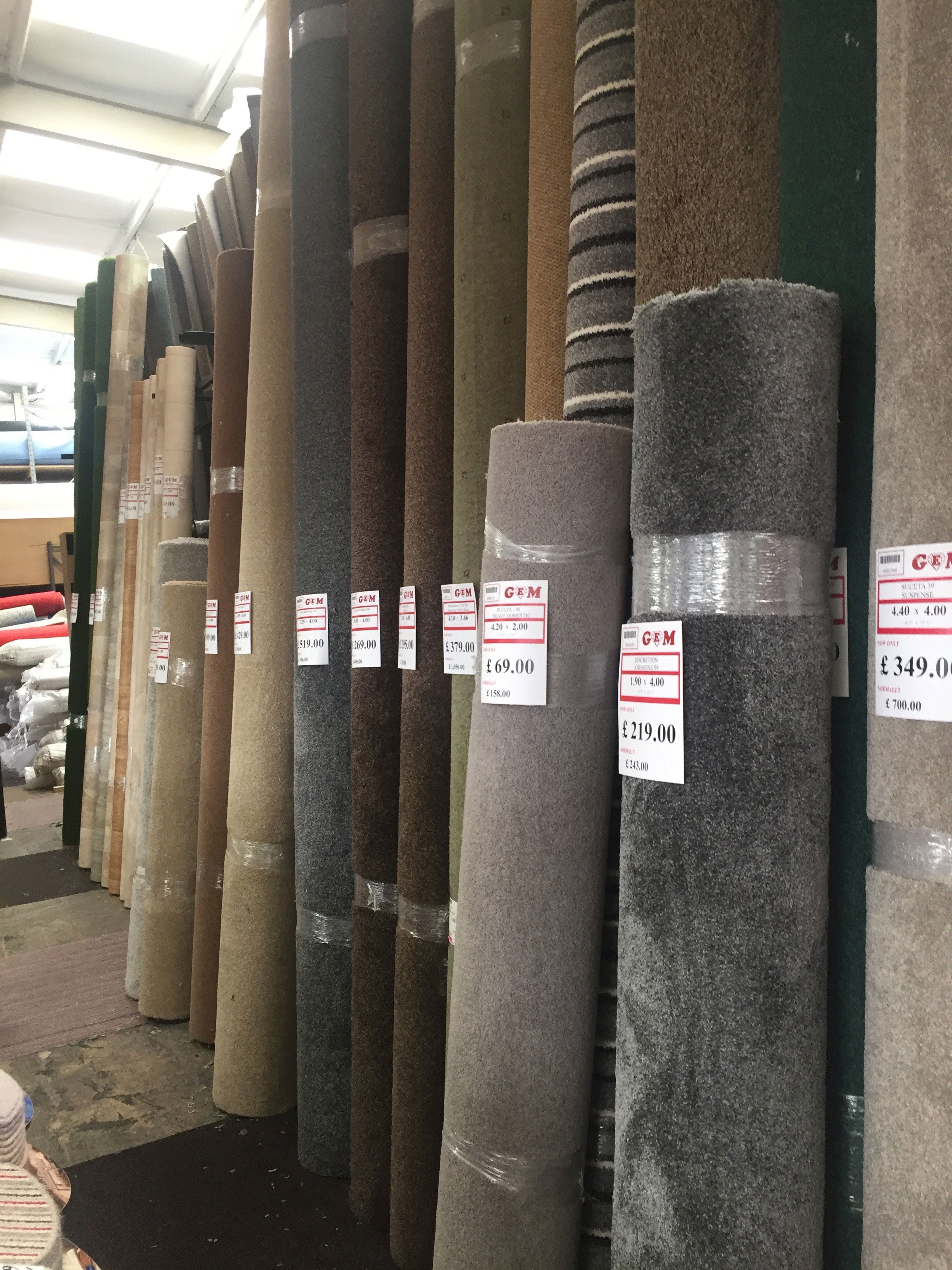 Thousands of Roll Ends Gem Carpets & Beds